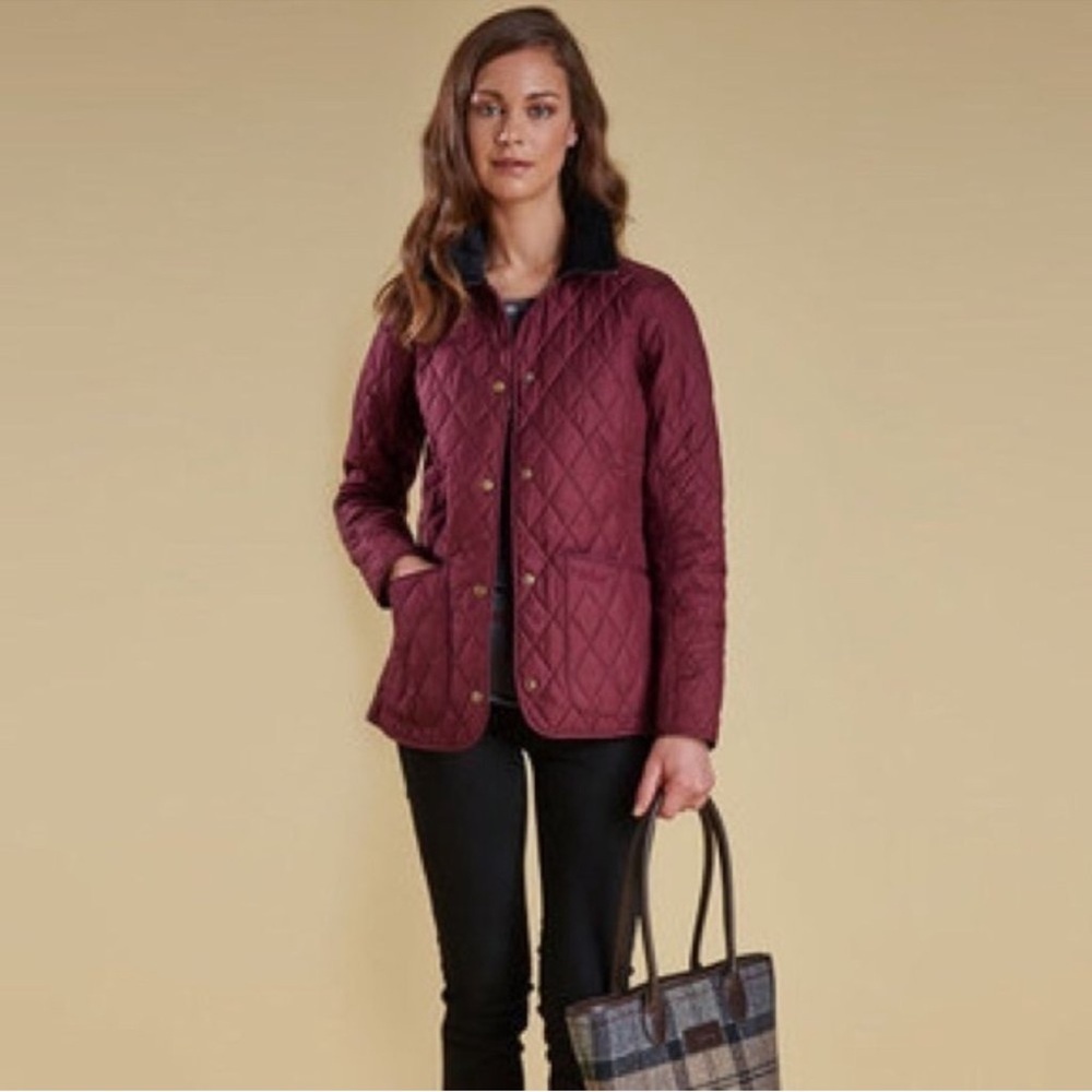 Barbour Quilted jacket in Bordeaux